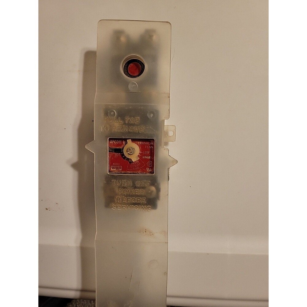 Apcom WH8 Water Heater Thermostat NOS? Mod No. WL-4